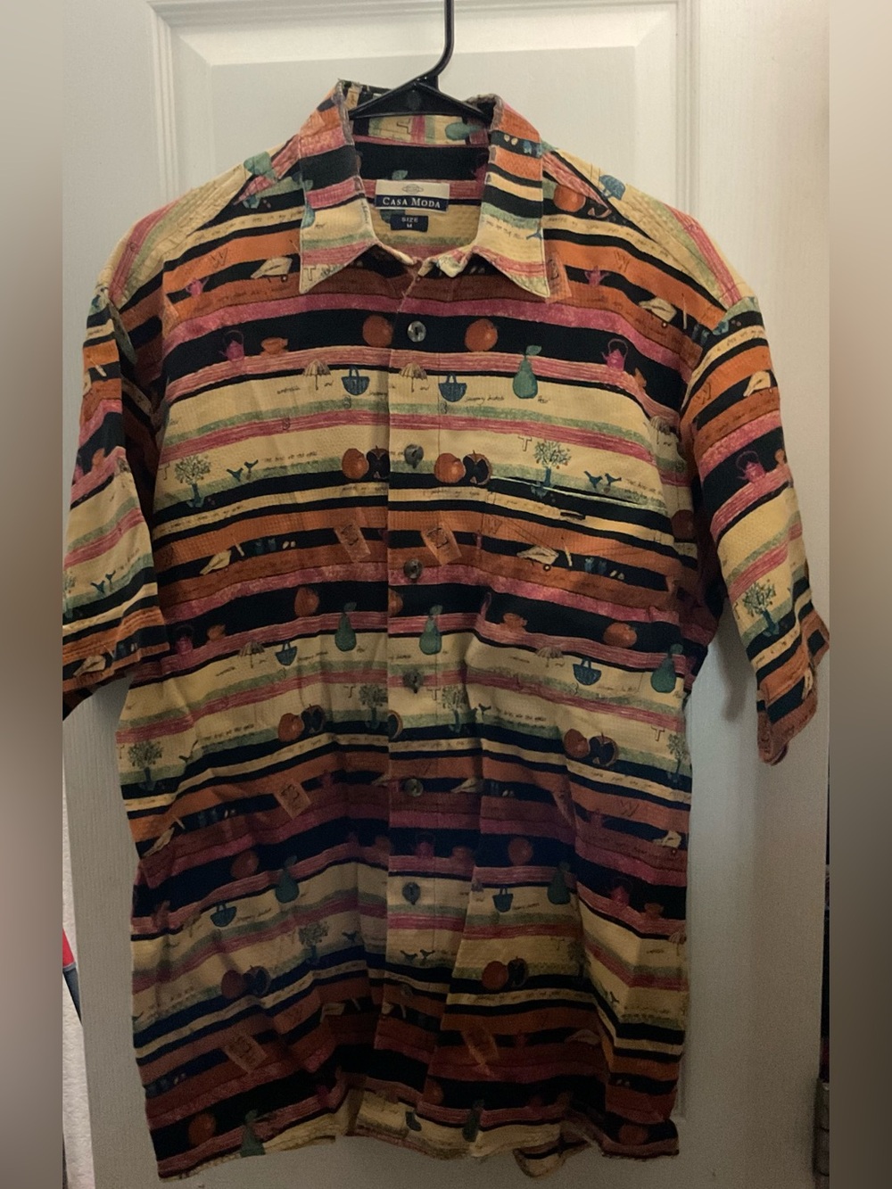 Multicolor Striped Short-Sleeve Shirt